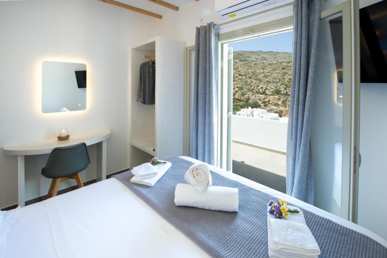 Droufakos' Home, Lux Seafront Apartment W. View 克若尼索斯 外观 照片